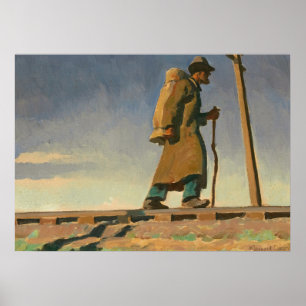 Homeless Man, 1938 by Maynard Dixon Poster
