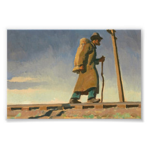 Homeless Man by Maynard Dixon Photo Print