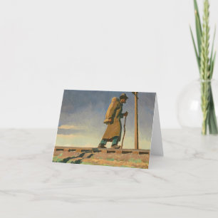 Homeless Man by Maynard Dixon Thank You Card