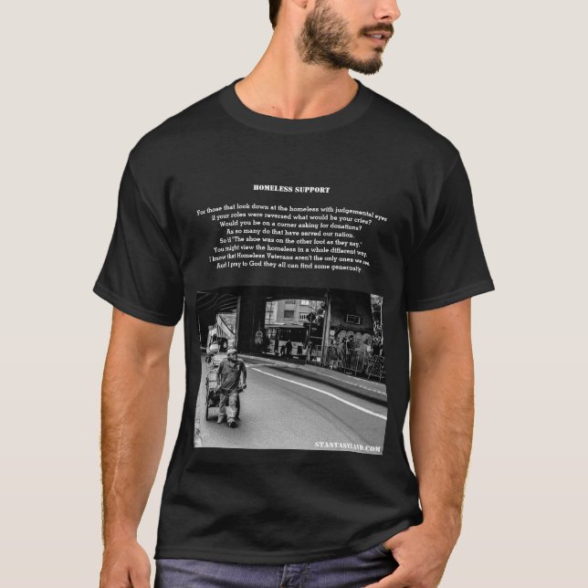 Homeless Support Mens T T-Shirt (Front)