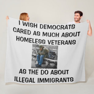 HOMELESS VETERANS FLEECE BLANKET