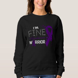 Homelessness Warrior I'm Fine Feather Sweatshirt