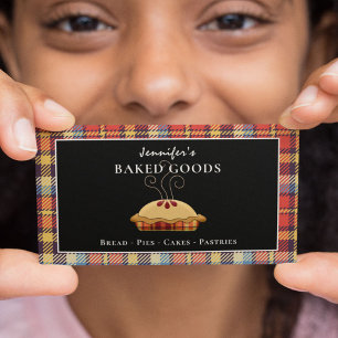 Homely Baked Goods Bakery Business Card