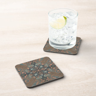 Homely cottage pattern coaster