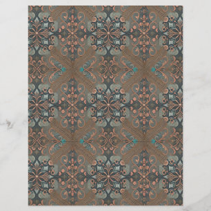 Homely cottage pattern /paper sheet