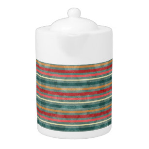 Homely Stripes Watercolor Geometric Pattern