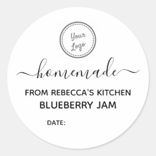 Homemade Add Your Logo Jam Canning Label