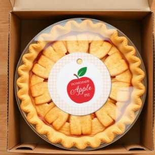 Homemade Apple Pie Baby Shower Favour Tags