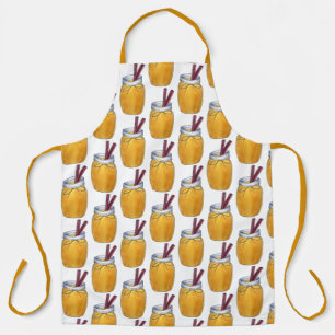 Homemade Applesauce Jar Canning Food Apple Sauce Apron