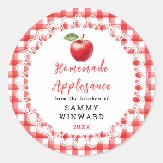 Homemade Applesauce Label