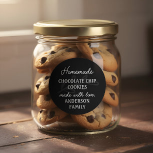 Homemade Baked Goodies Made with Love Classic Round Sticker