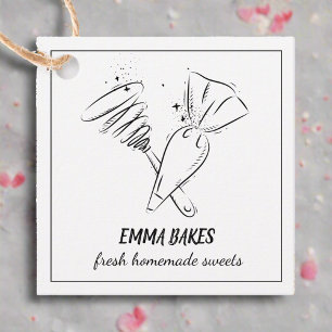 Homemade Baked Goods made with love Business  Favour Tags