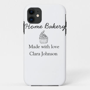 Homemade bakery add your text name custom iPhone 11 case