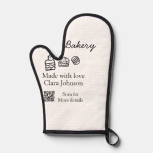 Homemade bakery add your text name custom oven mitt