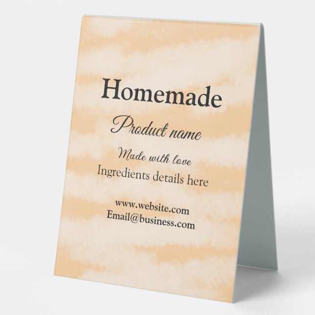 Homemade bakery made with love add text website (Front)