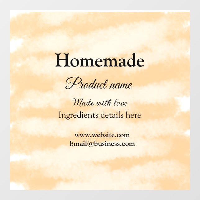 Homemade bakery made with love add text website (Sheet)