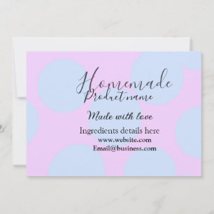 Homemade bakery made with love add text website invitation