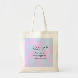 Homemade bakery made with love add text website tote bag