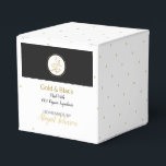 Homemade Bath & Body Packaging | Gold & Black Favour Box<br><div class="desc">For your handmade and homemade sugar scrubs, lotions, creams, body butters, and soaps, customise this box to accommodate your recipe. Fully customisable, so it can be used for any scent or flavour -- and not just bath and body gifts. We've created these black and white gift boxes so they may...</div>