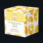 Homemade Bath & Body Packaging | Pineapple Box<br><div class="desc">This cute watercolor pineapple design is fully customisable, so it can be used for any of your pineapple flavoued or scented homemade artisan gifts, but also for sewing and craft projects which have a pineapple theme or pineapple pattern and not just your bath and body gifts. Change the 'name' of...</div>