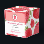 Homemade Bath & Body Packaging | Strawberry Favour Box<br><div class="desc">This cute watercolor strawberries design is fully customisable, so it can be used for any of your strawberry flavoued or scented homemade artisan gifts, but also for sewing and craft projects which have a strawberry theme or strawberries pattern and not just your bath and body gifts. Change the 'name' of...</div>