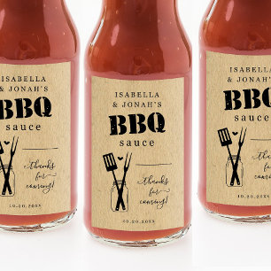 Homemade BBQ Sauce Favour Sticker