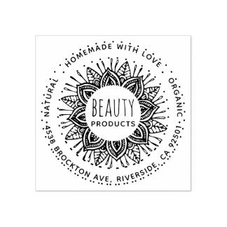 Homemade Beauty Products Business Stamp