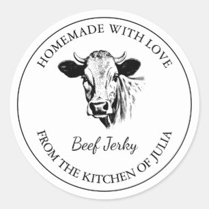 Homemade Beef Jerky Label