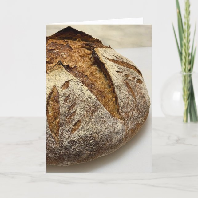 Homemade Bread Blank Greeting Card (Front)
