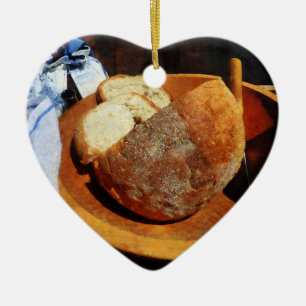 Homemade Bread Ceramic Ornament