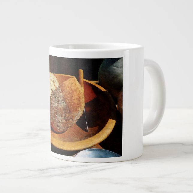 Homemade Bread Large Coffee Mug (Front Right)