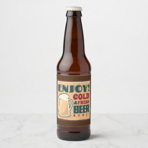 Homemade Brew Beer Bottle Label
