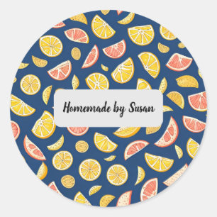 Homemade by Susan   Oranges and lemons sticker