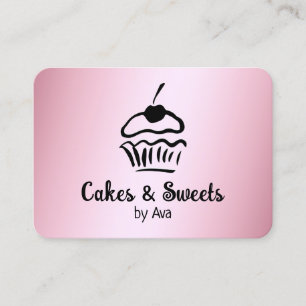 🍒Homemade Cake Bakery Business Card