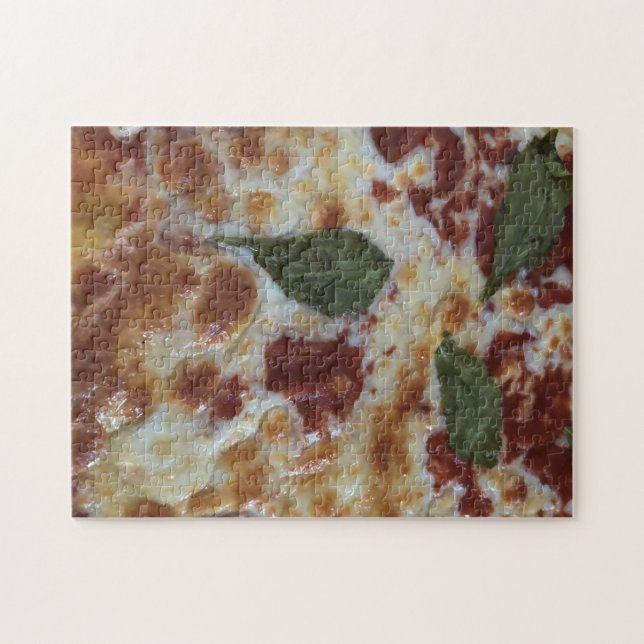 Homemade Cheese Pizza Cooking Jigsaw Puzzle (Horizontal)