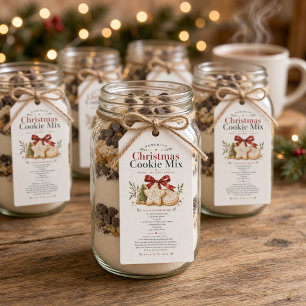 Homemade Christmas Cookie Mix Recipe Gift Tags