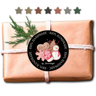 Homemade Christmas Cookies Product Label