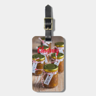 Homemade Chutney onion pineapple kitchen gift Luggage Tag