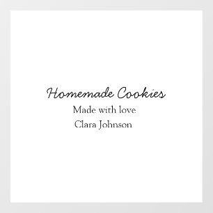 Homemade cookiers add your text name custom throw