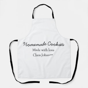 Homemade cookiers add your text name custom throw apron