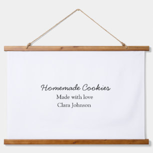 Homemade cookiers add your text name custom  throw hanging tapestry