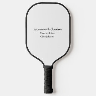 Homemade cookiers add your text name custom throw pickleball paddle