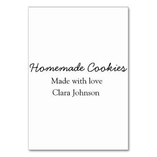 Homemade cookiers add your text name custom throw table number