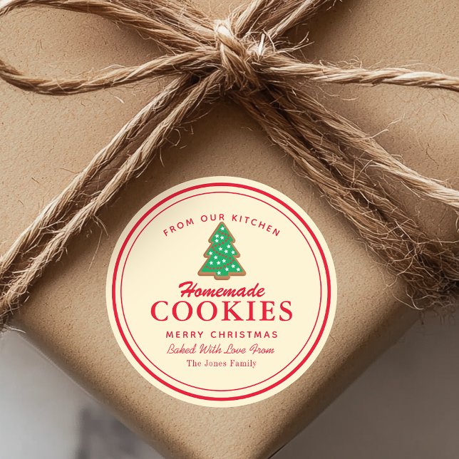 Homemade Cookies Gingerbread Classic Round Sticker (Creator Uploaded)