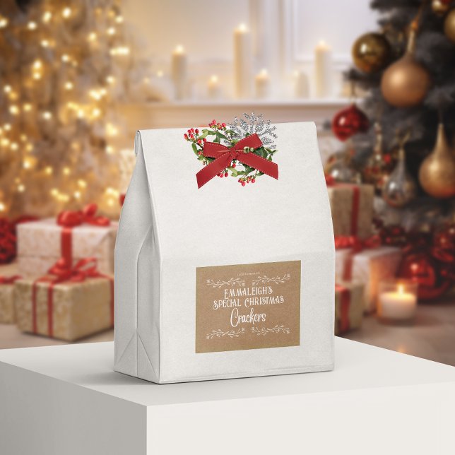 Homemade Crackers Aesthetic Brown Food Label (Creator Uploaded)