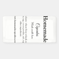 Homemade cupcakes made with love add text website
