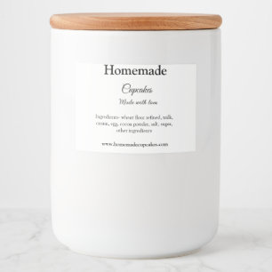 Homemade cupcakes made with love add text website food label