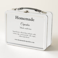 Homemade cupcakes made with love add text website