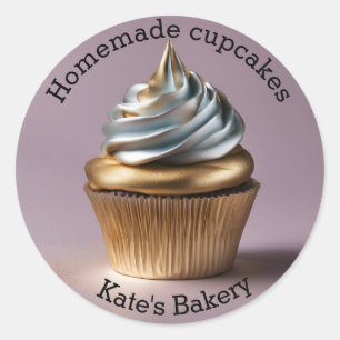 Homemade Cupcakes Round Sticker