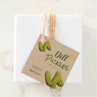 Homemade Dill Pickles Canning Jar Label